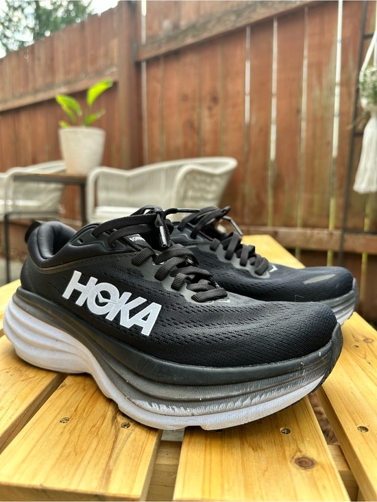 Hoka Shoes - Hoka Bondi Black Women's Size 7 Wide Pre Owned